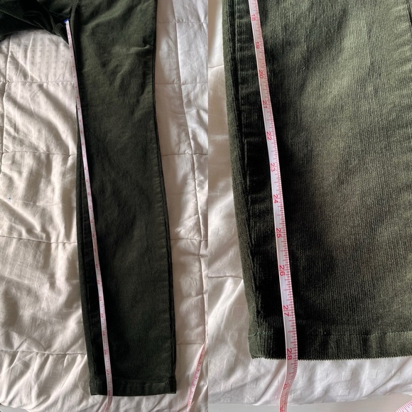 NWT Simons Straight Leg Corduroy Trouser 0 Green - Picture 10 of 14